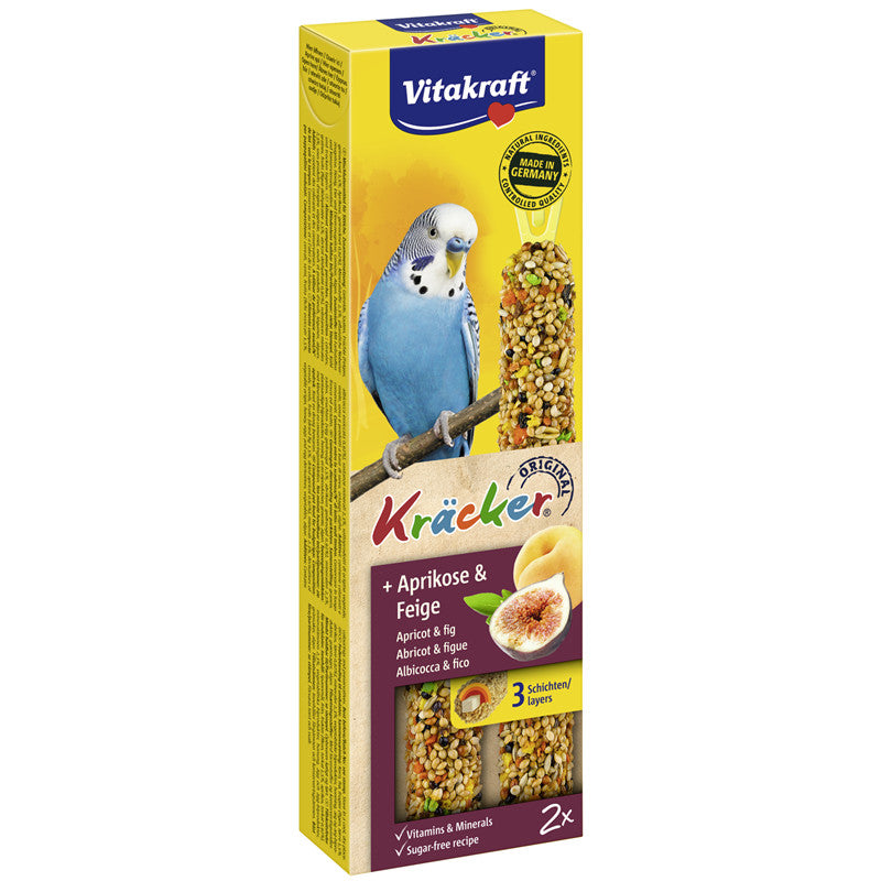 Vitakraft® Kräcker® Aprikose & Feige für Sittiche 60 g / 2 Stück
