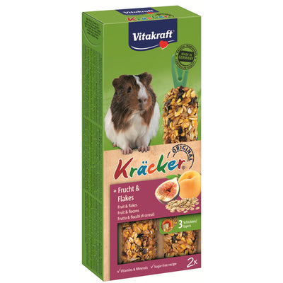 Vitakraft Kräcker Frucht & Flakes für Meerschweinchen 112 g