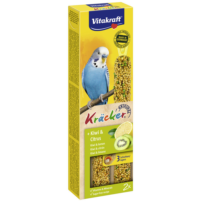 Vitakraft® Kräcker® Kiwi & Citrus für Sittiche 2 Stück