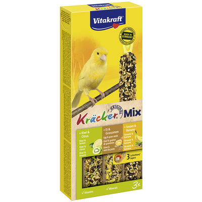 Vitakraft® Kräcker® Mix Ei / Kiwi / Banane für Kanarien 3 Stück