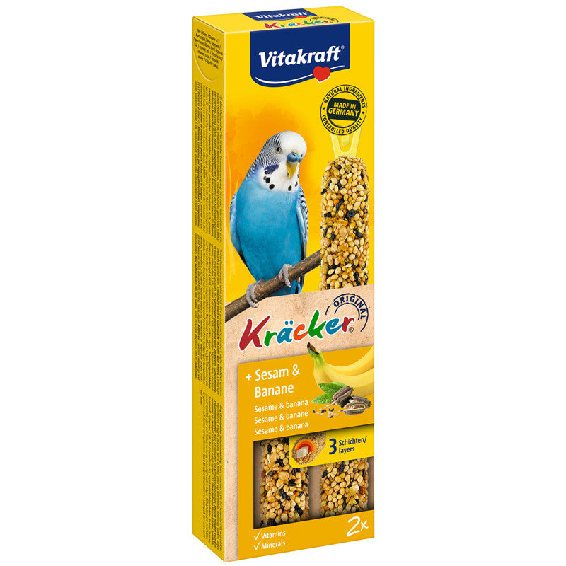 Vitakraft® Kräcker® Sesam & Banane für Sittiche 2 Stück