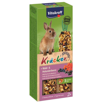 Vitakraft® Kräcker® Wald- & Holunderbeere für Zwergkaninchen 2 Stück