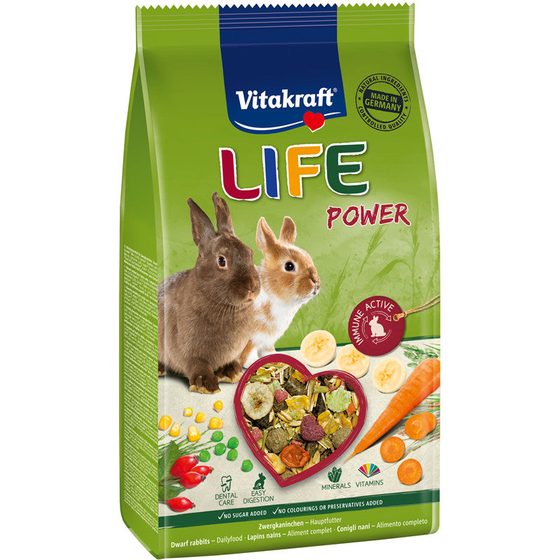 Vitakraft® LIFE Power für Zwergkaninchen 600 g