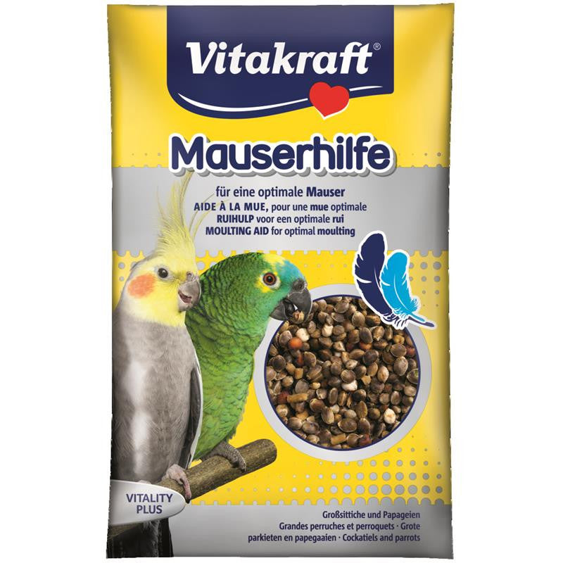 Vitakraft® Mauserhilfe für Großsittiche und Papageien 25 g