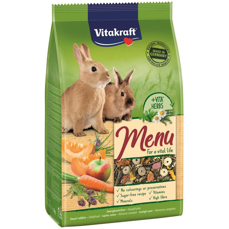 Vitakraft® MENU Vital für Zwergkaninchen 3 kg
