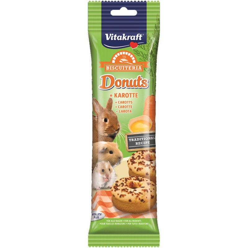 Vitakraft Nagersnack Donuts® + Karotte 4er-Pack 1 Stück