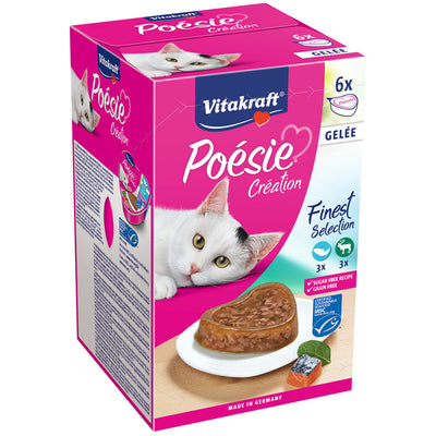 Vitakraft® Poésie® Création in Gelée, Multipack 6 x 85 g