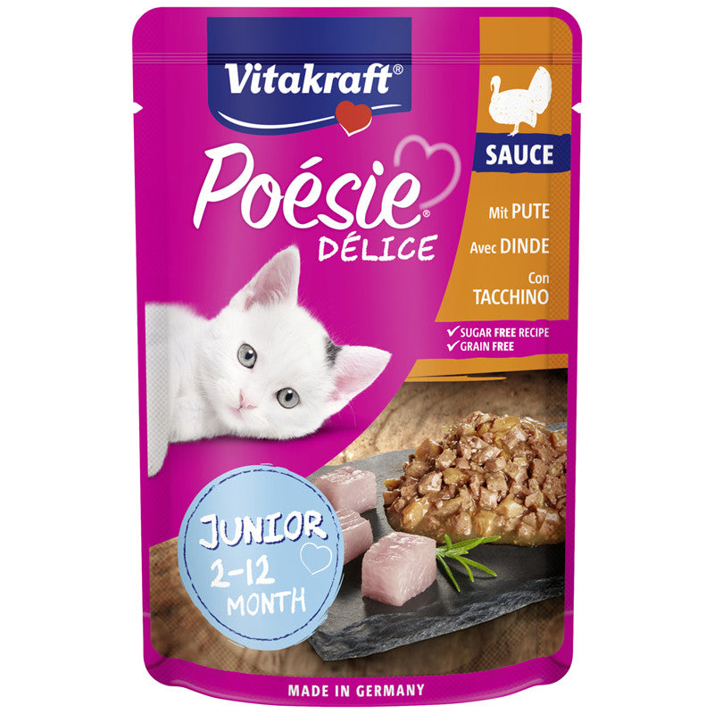 Vitakraft® Poésie® Délice Junior + Putenbrust 85 g Frischebeutel