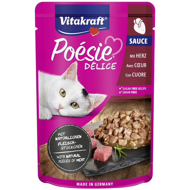 Vitakraft® Poésie® Délice mit Herz in Sauce 85 g