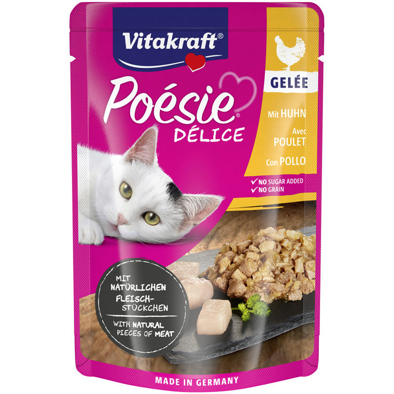 Vitakraft® Poésie® Délice mit Huhn in Gelée 85 g