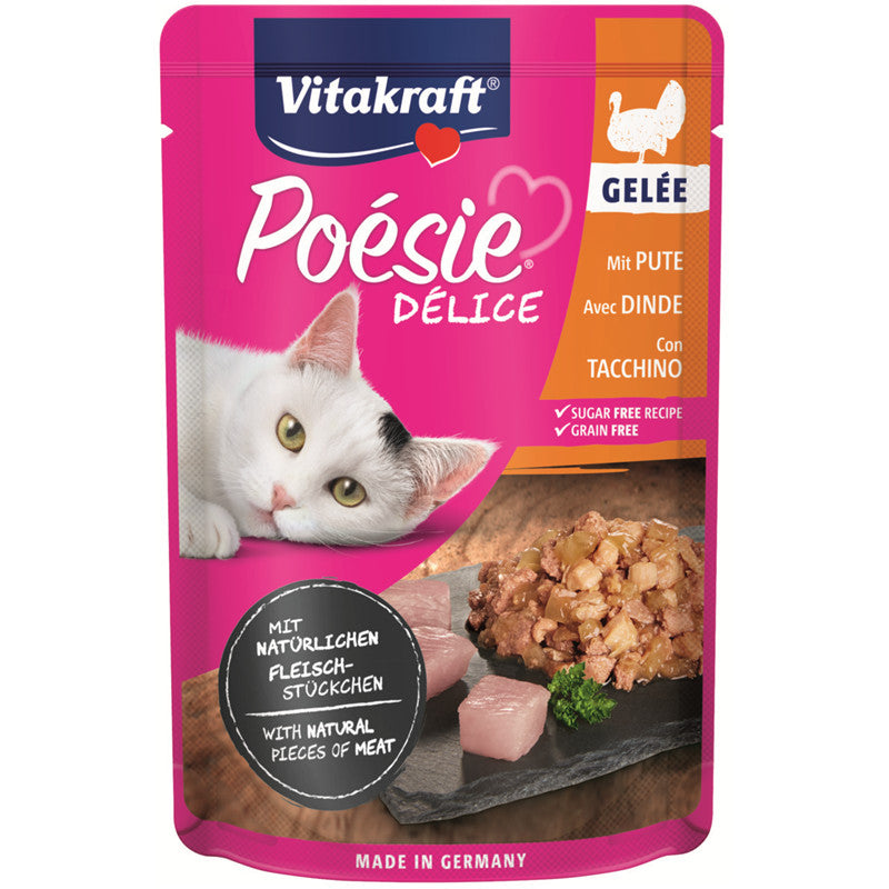 Vitakraft® Poésie® Délice mit Pute in Gelée 85 g