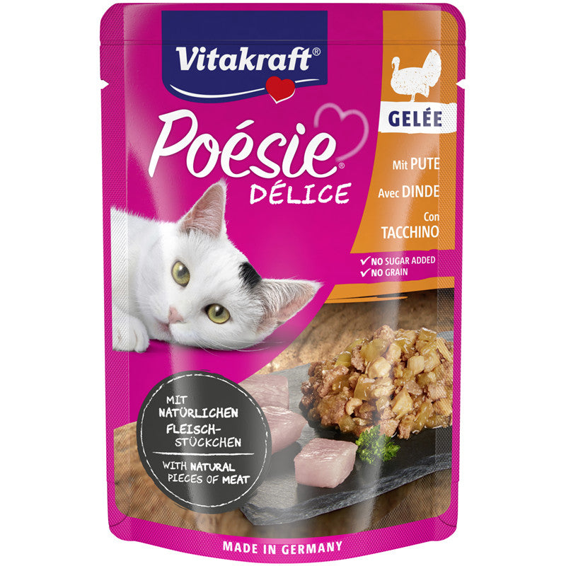 Vitakraft® Poésie® Délice mit Pute in Gelée 85 g