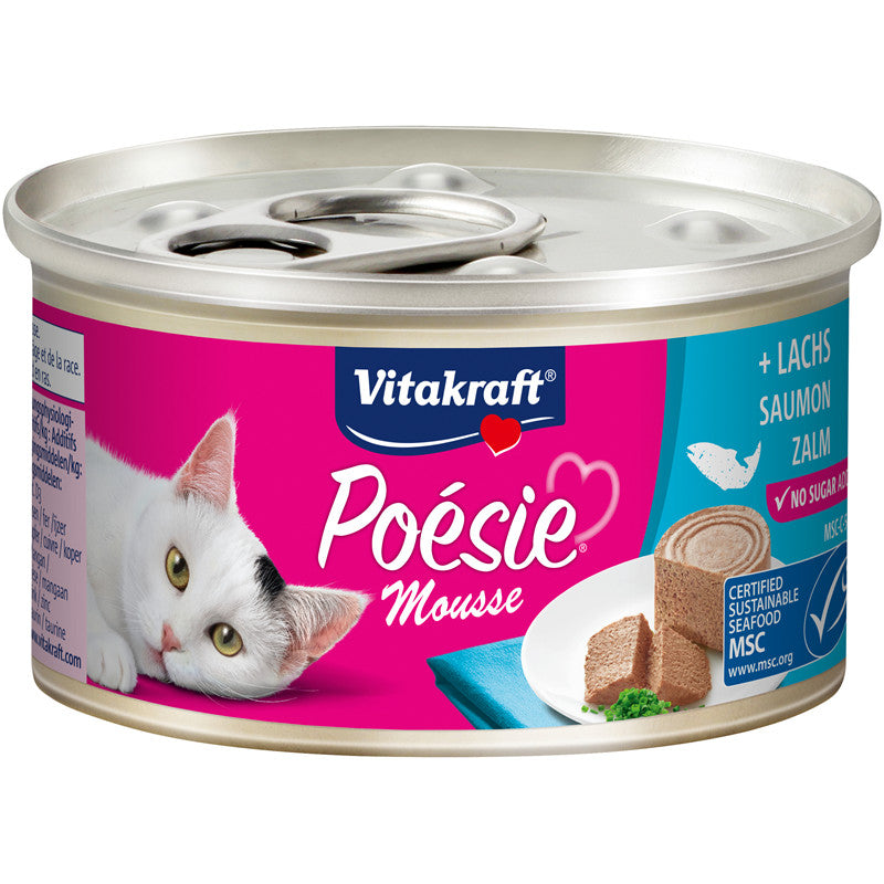 Vitakraft® Poésie® Mousse + Lachs 85 g Dose