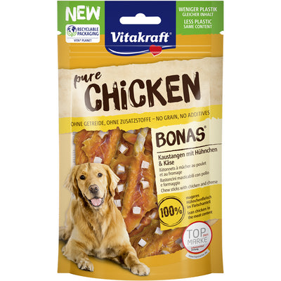 Vitakraft® pure CHICKEN Bonas® Kaustangen mit Hühnchen & Käse 80 g
