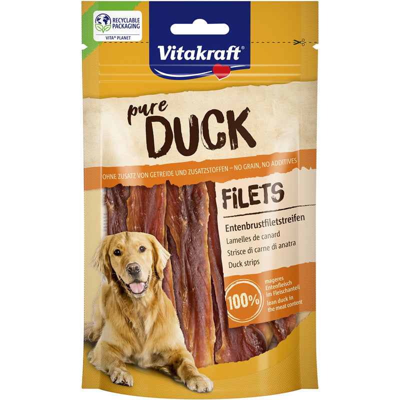 Vitakraft® pure DUCK Entenbrustfiletstreifen 80 g