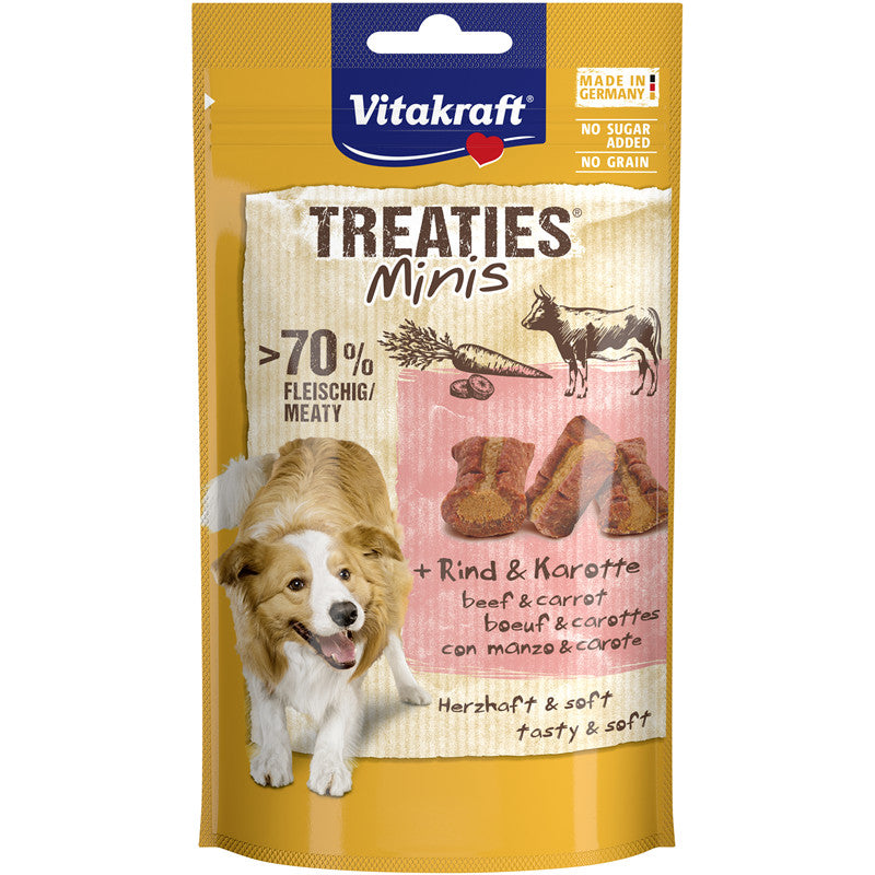 Vitakraft® Treaties® Minis + Rind & Karotte 48 g