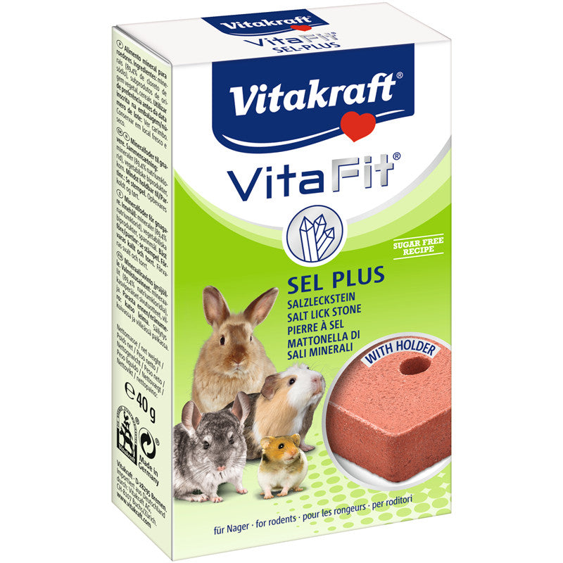 Vitakraft® Vita Fit® Sel-plus Salzleckstein für Nager 45 g