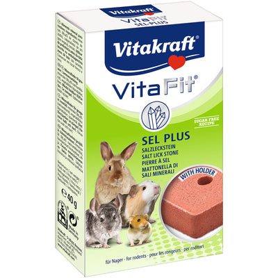 Vitakraft® Vita Fit® Sel-plus Salzleckstein für Nager 45 g