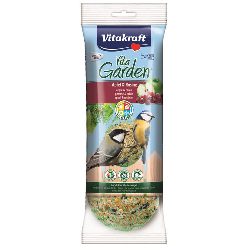 Vitakraft® Vita Garden® Knödel + Apfel & Rosine für Gartenvögel 4 Stück