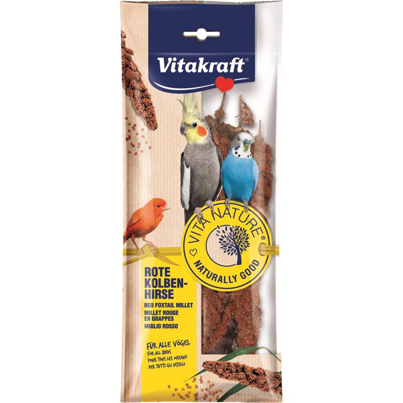 Vitakraft Vogelsnack Vita® Nature Rote Kolbenhirse 80 g
