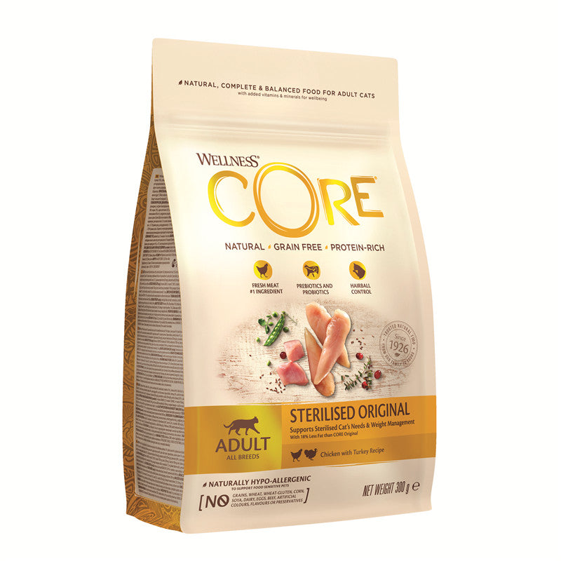 Wellness CORE Cat Trockenfutter Sterilised 300 g