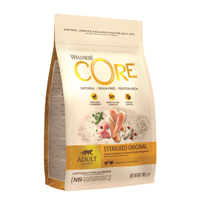 Wellness CORE Cat Trockenfutter Sterilised 300 g
