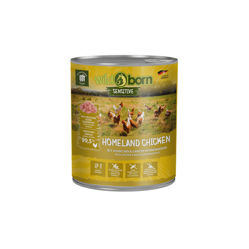 Wildborn Dose Homeland Chicken 800 g