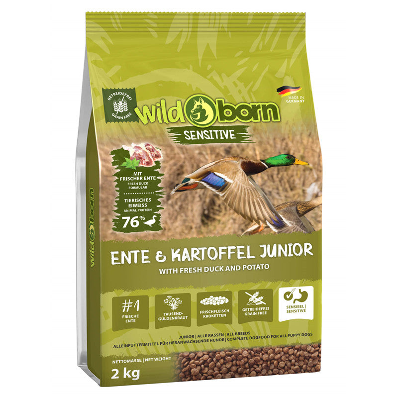 Wildborn Ente & Kartoffel Junior 2 kg