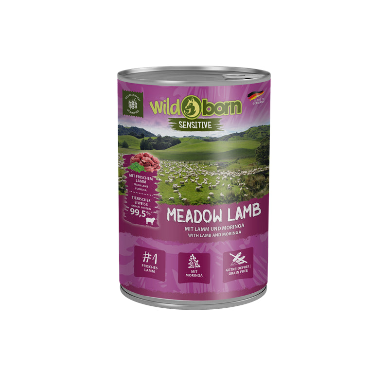 Wildborn Meadow Lamb Hunde Nassfutter mit Lamm 400 g