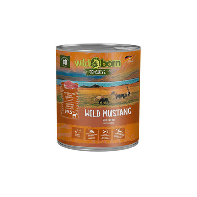 Wildborn Wild Mustang Hunde Nassfutter mit Pferd 800 g