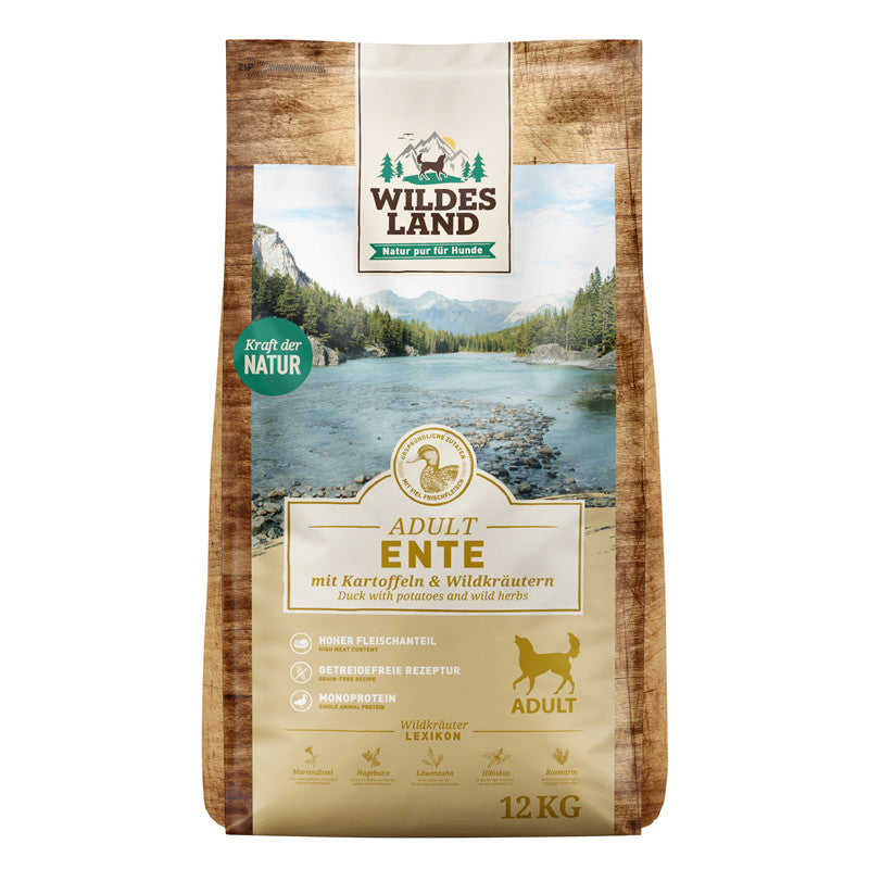 Wildes Land Ente mit Kartoffeln 12 kg