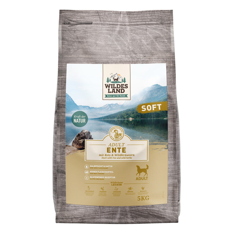 Wildes Land Ente mit Reis Soft 5 kg