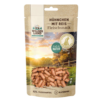 Wildes Land Hühnchen mit Reis 70 g
