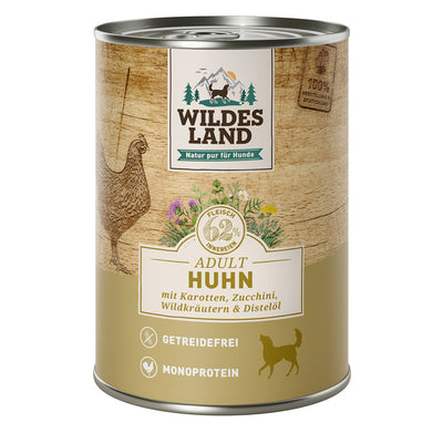 Wildes Land Huhn mit Karotte & Zucchini 400 g