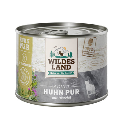 Wildes Land Huhn PUR mit Distelöl 200 g