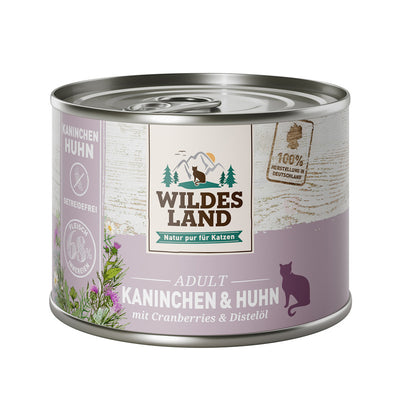 Wildes Land Kaninchen & Huhn mit Cranberries 200 g