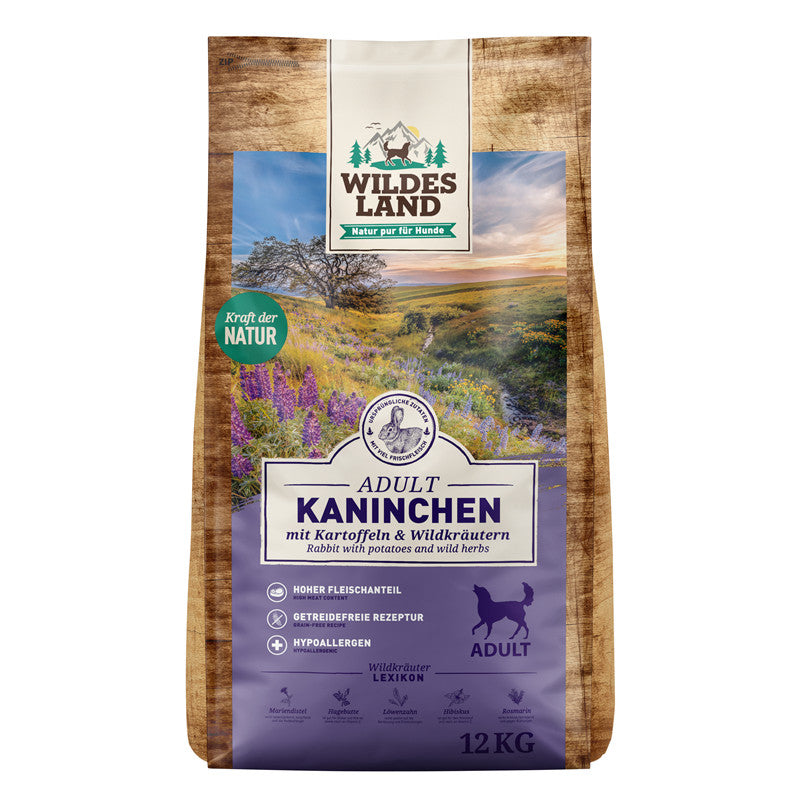 Wildes Land Kaninchen mit Kartoffeln 12 kg