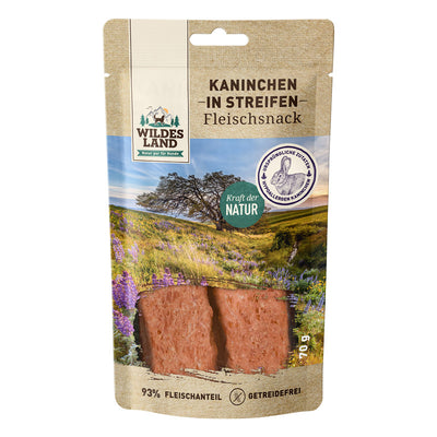Wildes Land Kaninchenbrust in Streifen 70 g