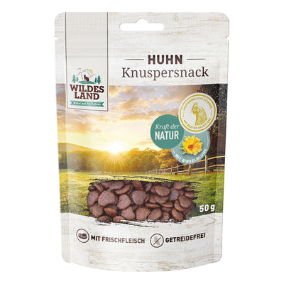 Wildes Land Knuspersnack Huhn mit Ringelblume 50 g