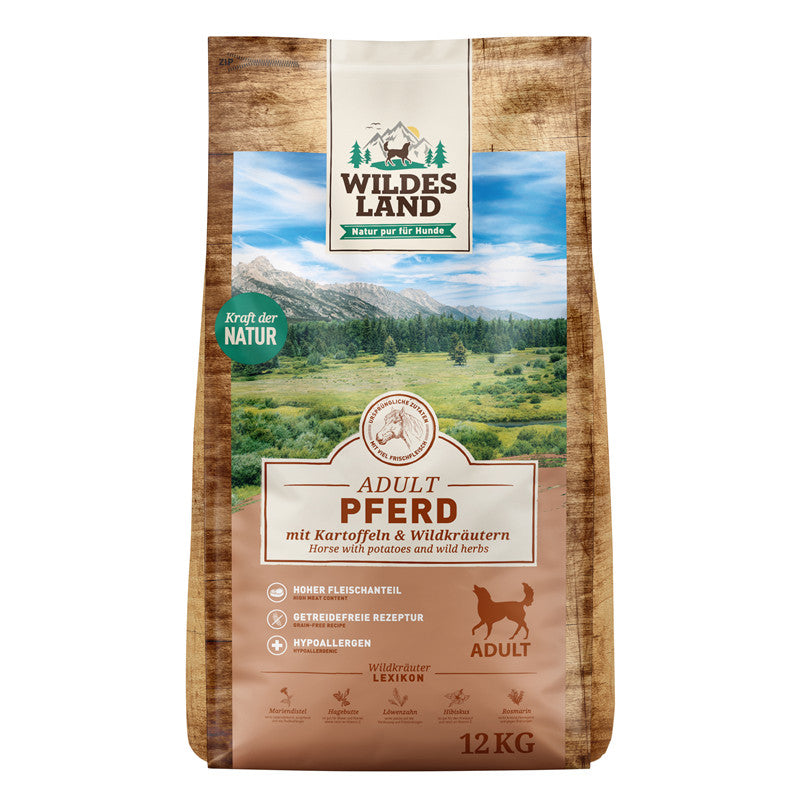 Wildes Land Pferd mit Kartoffeln 12 kg