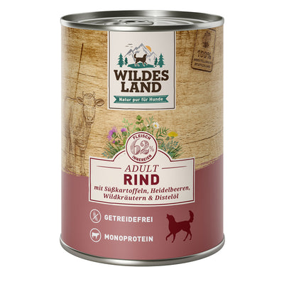 Wildes Land Rind mit Süßkartoffeln 400 g