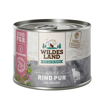Wildes Land Rind PUR mit Distelöl 200 g