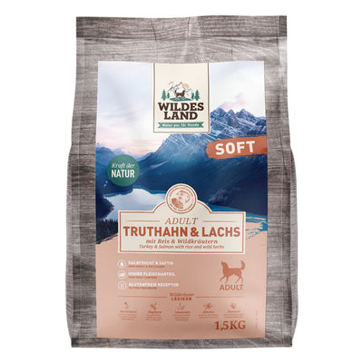 Wildes Land Truthahn und Lachs mit Reis Soft 1,5 kg