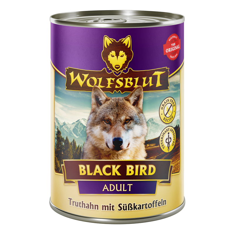 Wolfsblut Black Bird Adult Truthahn & Süßkartoffel 395 g
