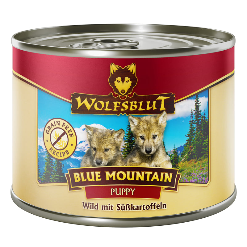 Wolfsblut Blue Mountain Puppy Wild & Süßkartoffel 200 g