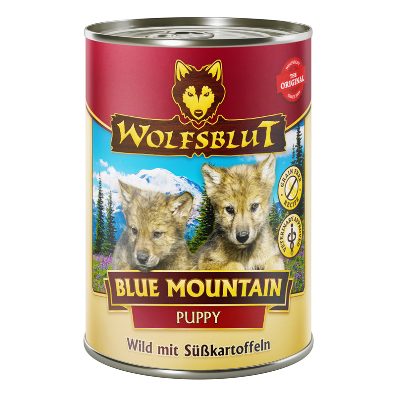 Wolfsblut Blue Mountain Puppy Wild & Süßkartoffel 395 g