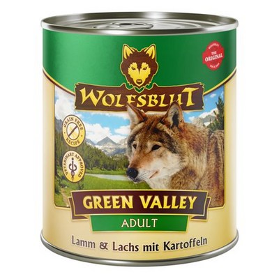 Wolfsblut Hunde Dosen Nassfutter Green Valley Lamm & Lachs 800 g