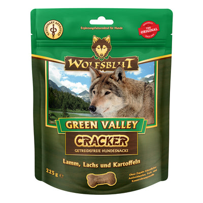 Wolfsblut Hunde Snack Cracker Green Valley Lamm & Lachs 225 g