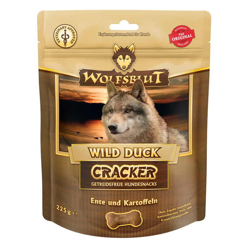 Wolfsblut Hunde Snack Cracker Wild Duck Ente 225 g