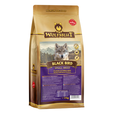 Wolfsblut Hunde Trockenfutter Black Bird Small Breed Truthahn & Süßkartoffel 2 kg